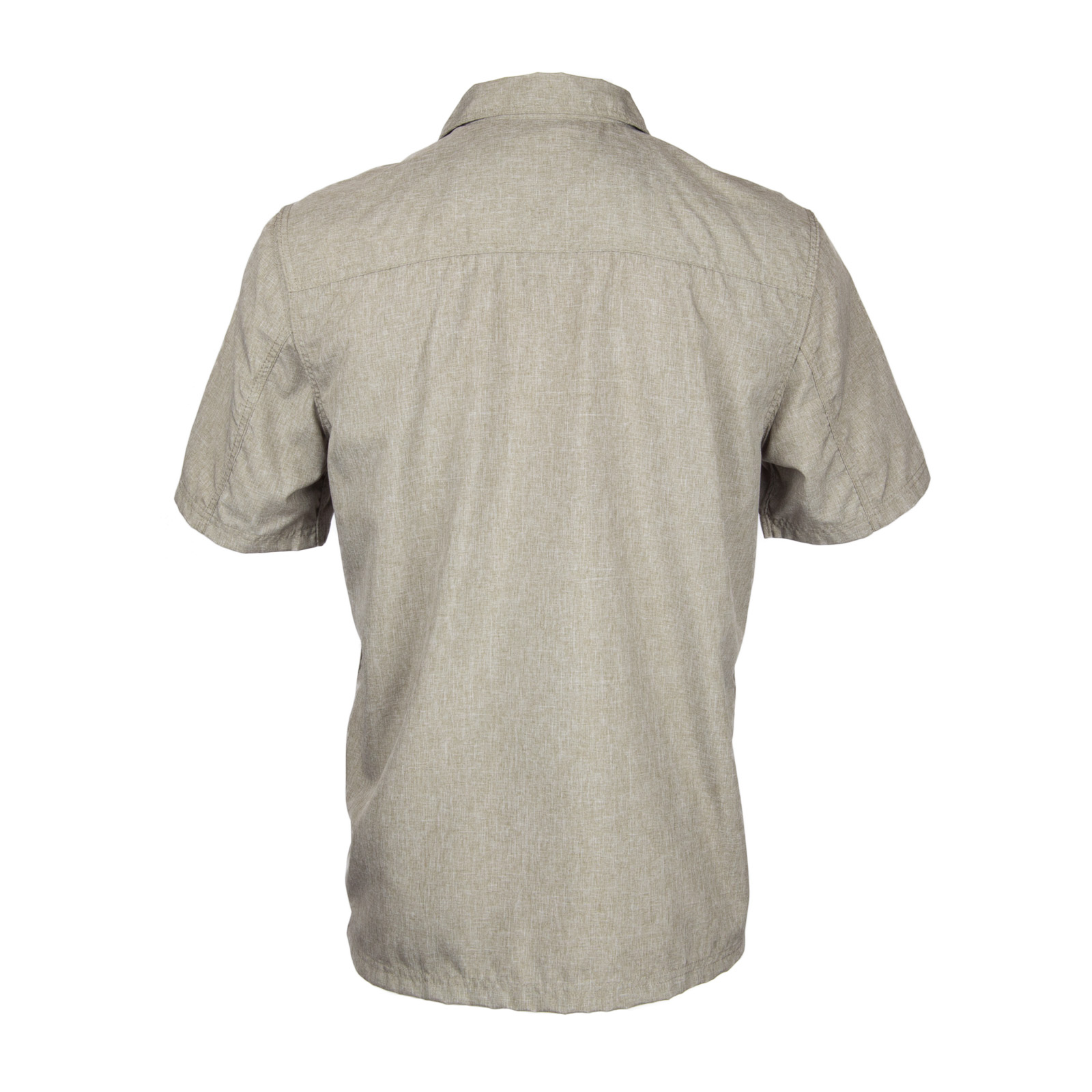 Short Sleeve Crosshatch Texture Woven Shirt – Pacific Trail